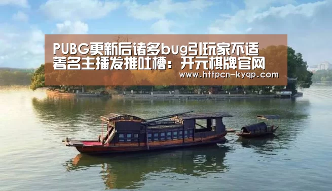 PUBG更新后诸多bug引玩家不适 著名
